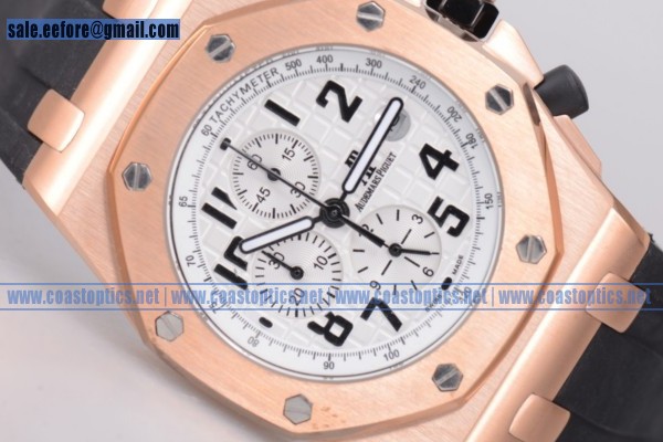 Audemars Piguet Royal Oak Offshroe Watch Rose Gold 26297OR.OO.D101CR.01.blk Replica